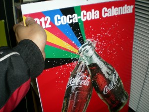 コカコーラのカレンダー