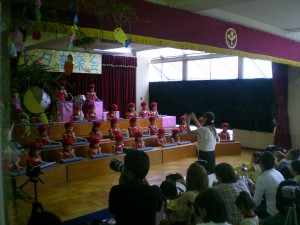 幼稚園の七夕音楽会