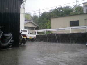 またも豪雨