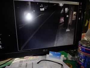 監視カメラの映像