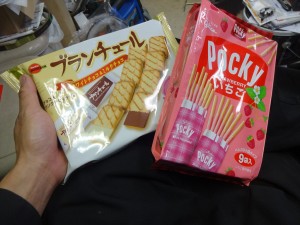 お菓子の差し入れ