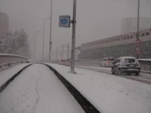 泉北1号線光明池合流部