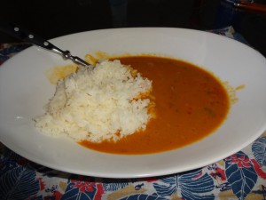 亀カレー完成