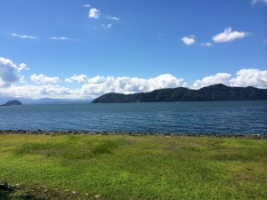 琵琶湖　湖畔