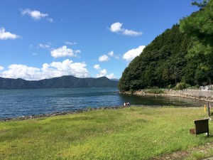 琵琶湖　湖畔