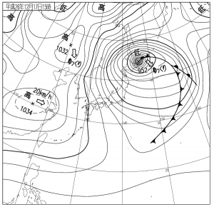 今日の天気図