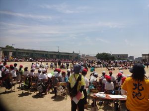 好天に恵まれた運動会