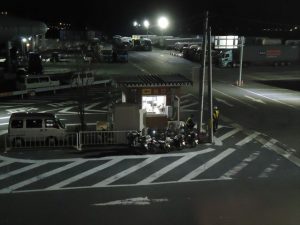 バイクを停めてある場所