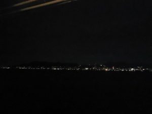 フェリーから見る神戸の夜景