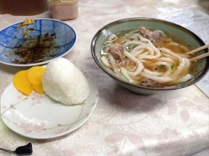 うどんとおにぎり