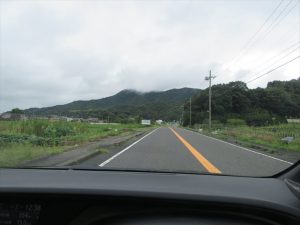 何も見当たらない国道・・・